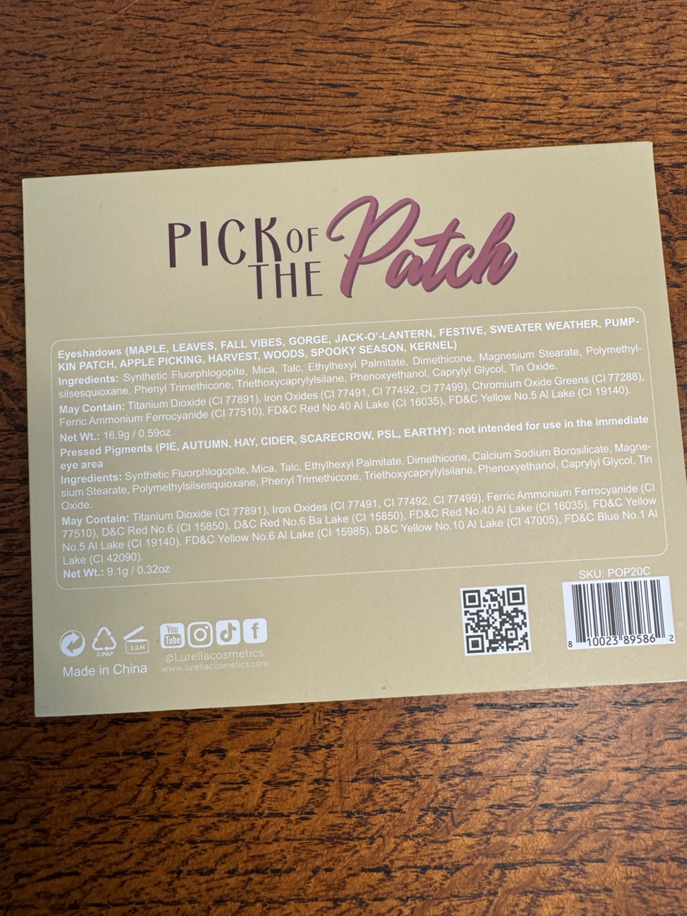 NIB Lurella Pick of the Patch Eyeshadow Palette - Picture 3 of 4